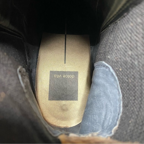 Dolce Vita Huey Black Leather Bootie 9 - Picture 14 of 16